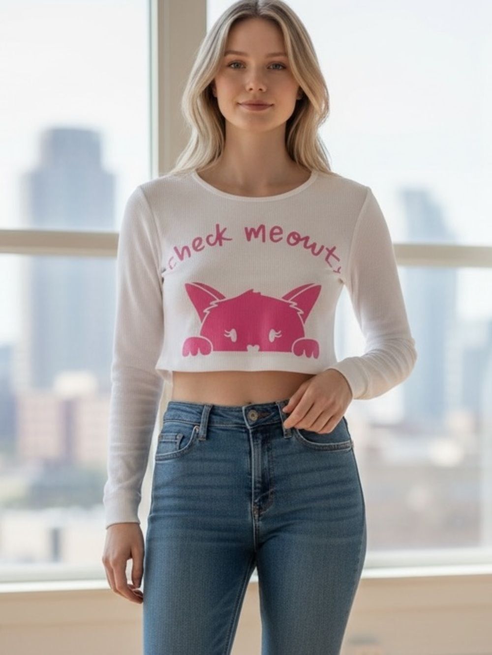 Check
Meowt ThermalCropTop 